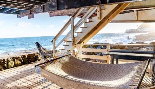 Malibu Beachfront Home with Rock Spa Ocean Views & Huge Deck