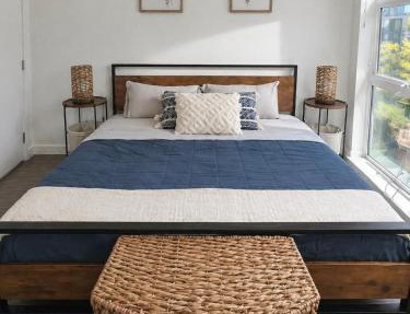King Bed Spacious Apartment Gym Rooftop Free Parking
