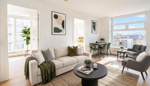 Bright 3BR with City Views Central Vancouver