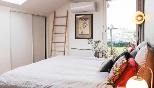 Romantic apartment with a view of the Sacré-Cœur