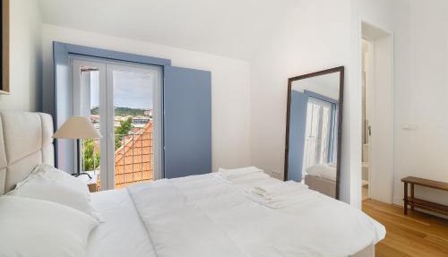 Alcântara Blue Flats