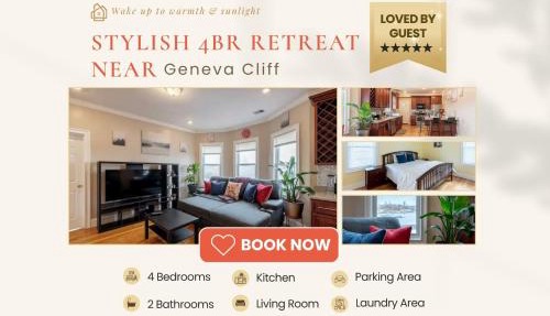 Vibrant 4BR Boston Apt - Balcony, Bathtub, TV near I-95 & Pet Friendly 903