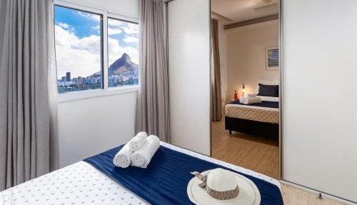 Unhotel - Apartamento 2 Suítes com Vista Panorâmica para a Lagoa
