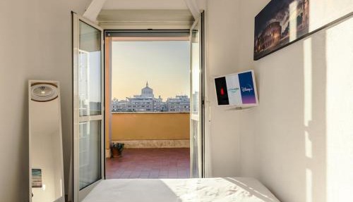 Eur-motagnola attico 2bedr apt 280 terrace view