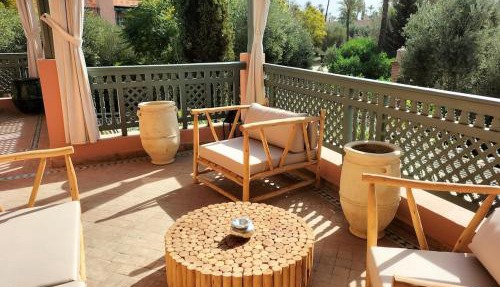 Marrakech Palmeraie 2 appartement 3 ch 7 pers résidence avec piscine