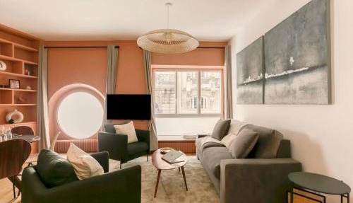 Modern 2 bedrooms near Louvre