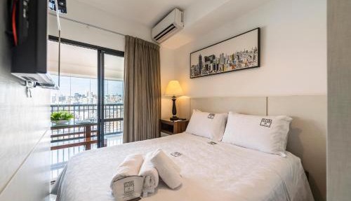 7 Aptos Premium Decorados 2 Qtos Suíte e 1 Qto Vista Panorâmica Varanda Piscina Academia Garagem WiFi Perto do Metrô SP
